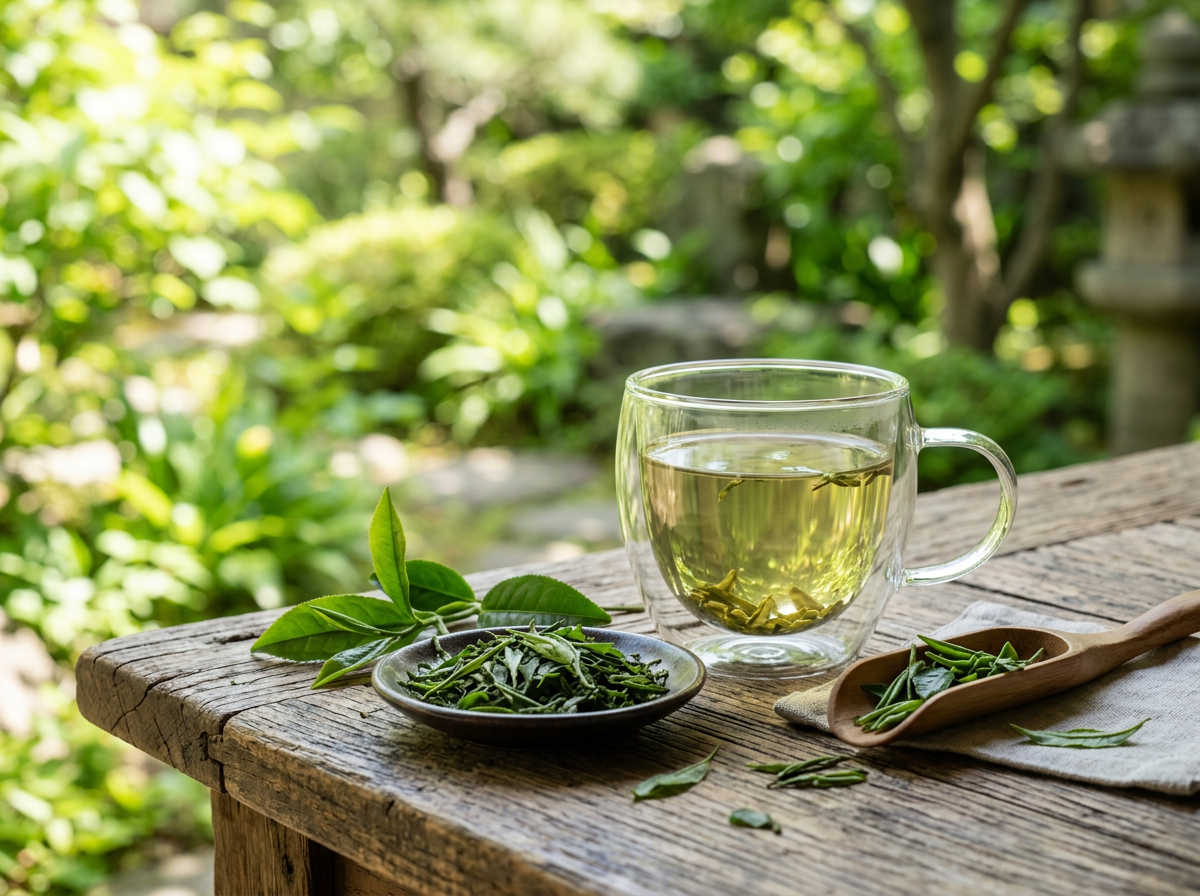 Cup of green tea