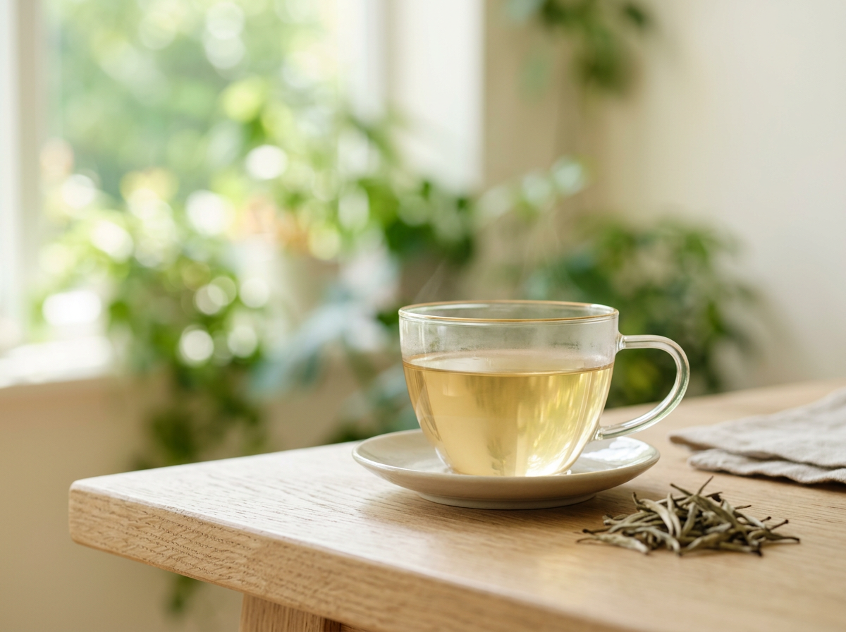 Cup of white tea